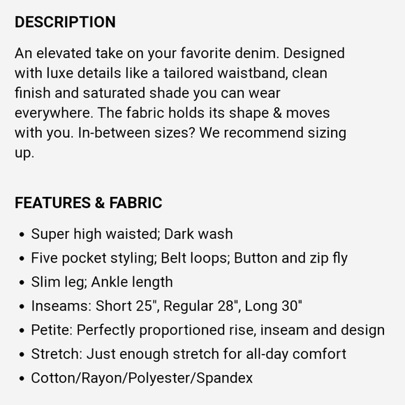 Slim Super High Rise Jeans 2R - Picture 7 of 7